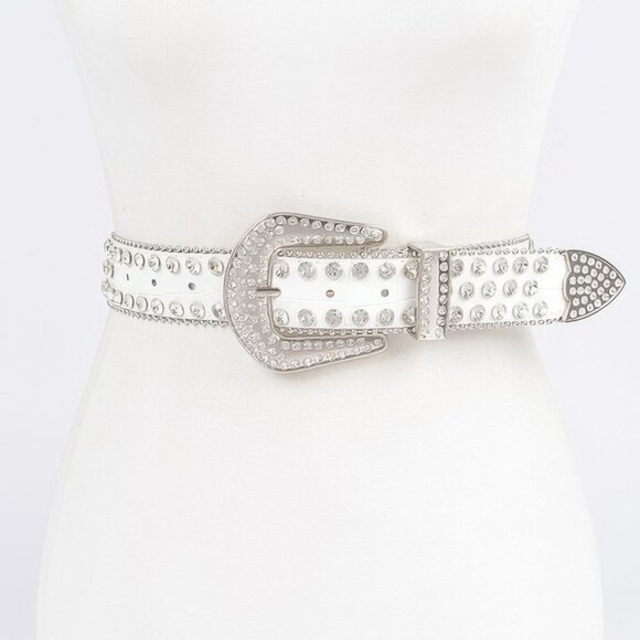 Multi Metal Stone Studded Belt - Picture 9 of 9